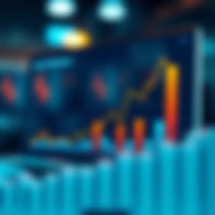 Graph showcasing sales performance trends over time