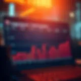Graph showcasing email engagement metrics
