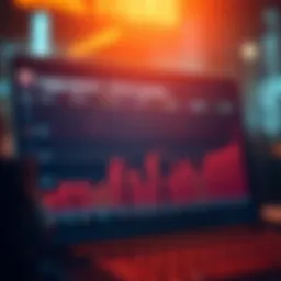 Graph showcasing email engagement metrics