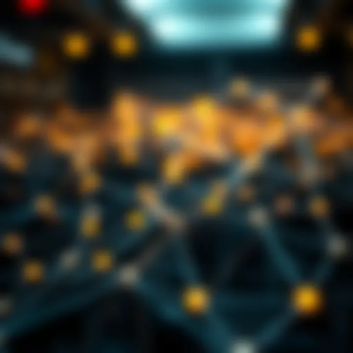 Strengthening Connections through Effective CRM Network of connections symbolizing customer relationships