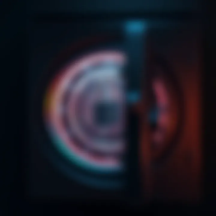 Ensuring Data Security and Compliance Secure data vault representing data privacy