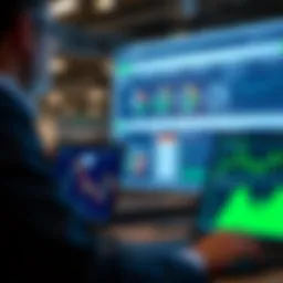 Visual representation of lending software interface