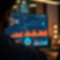 Innovative CRM software interface showcasing data analytics