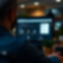 Illustration of Constant Contact's user interface showcasing email marketing features