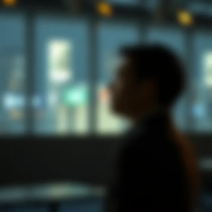 Conceptual illustration of self-awareness in personal development
