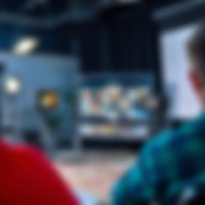 Engaging Storyboard for Video Marketing A dynamic video production setup showcasing an engaging storyboard.