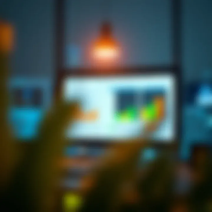 A/B Testing for Landing Page Success A/B testing results display for landing page variations