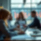 Visual representation of market analysis techniques