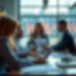 Visual representation of market analysis techniques