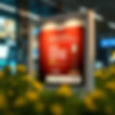 Engaging Advertisement Mockup Display An engaging advertisement mockup display
