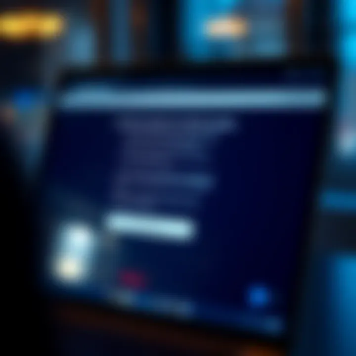 Custom domain email setup interface