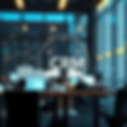 Visual representation of CRM integration in project management