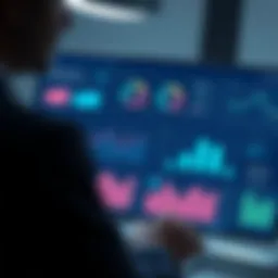 Innovative CRM software dashboard showcasing analytics and engagement metrics