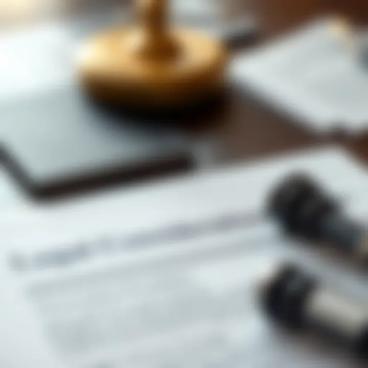 A legal document representing termination procedures