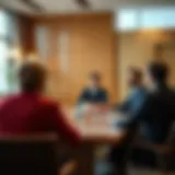 Boardroom discussion on employee termination