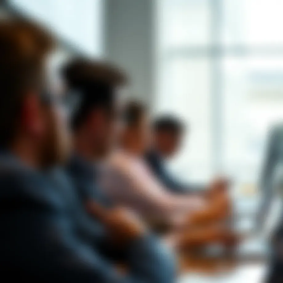 Strategic discussion on sales techniques.