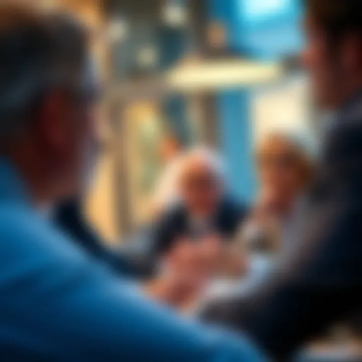 Effective Negotiation Techniques Close-up of a negotiation meeting with a focus on communication