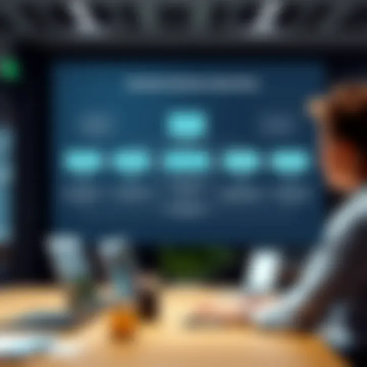 Seamless Business Operations Flowchart Flowchart illustrating seamless business operations with CRM