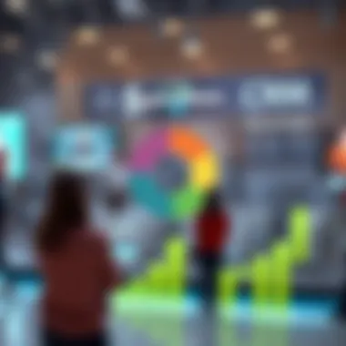 Customer Segmentation Visualization Visual representation of customer segmentation in CRM