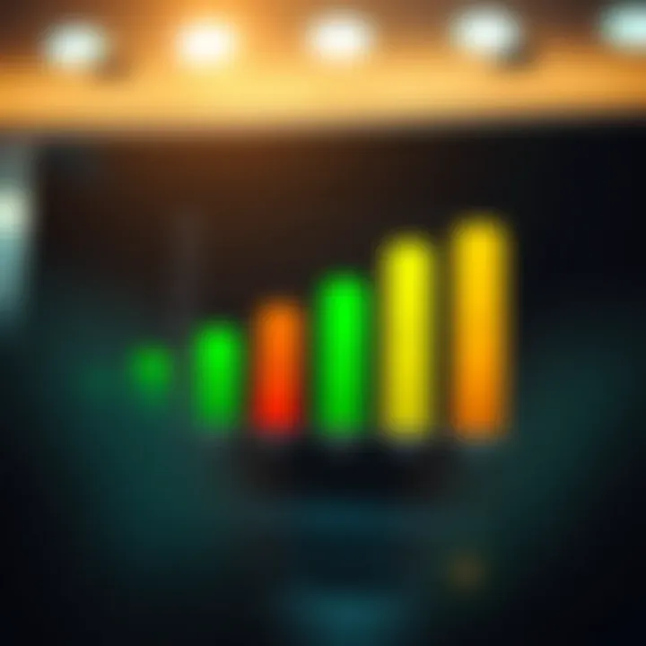 Improved Client Satisfaction Metrics Graph showing improved client satisfaction metrics