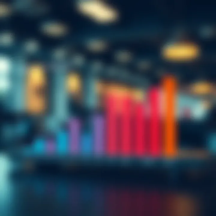 Graph showing engagement statistics across platforms