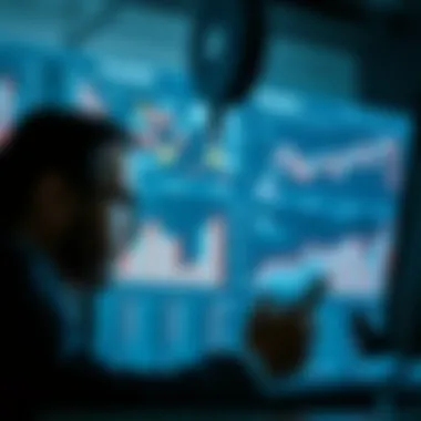 Business professional analyzing social media analytics