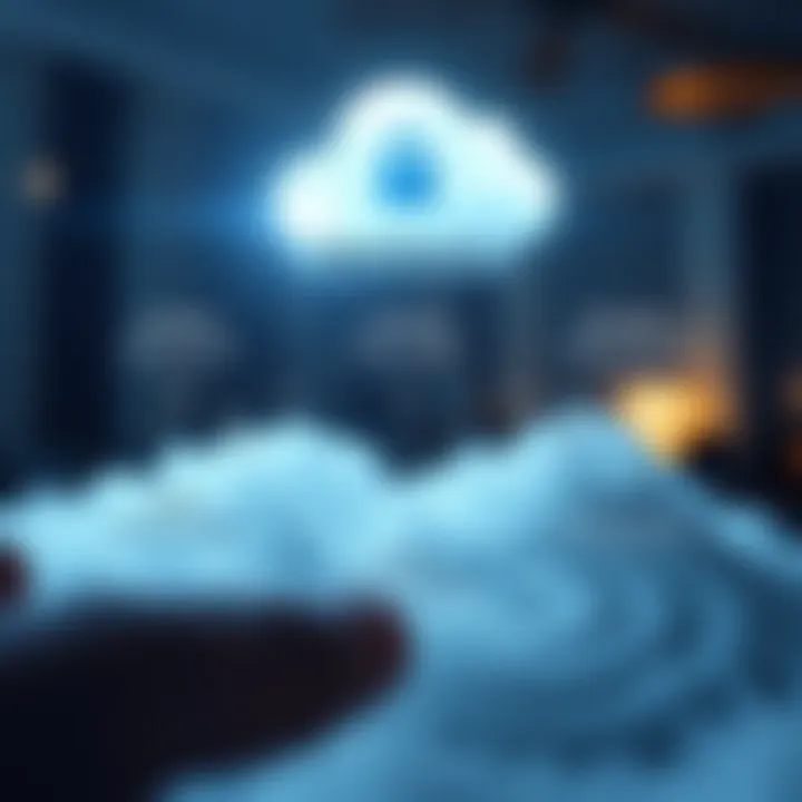 An infographic showcasing the benefits of cloud security