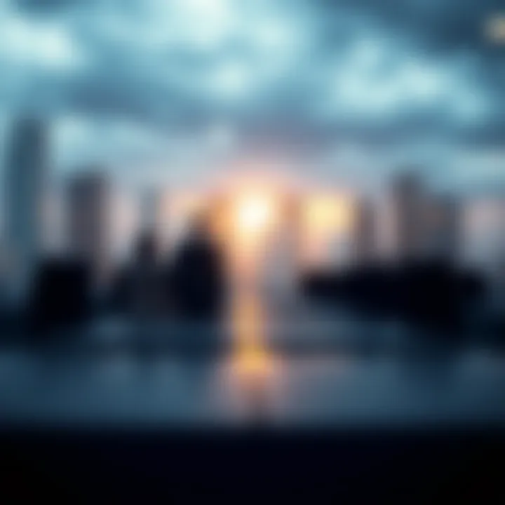 A conceptual image illustrating compliance challenges in cloud security