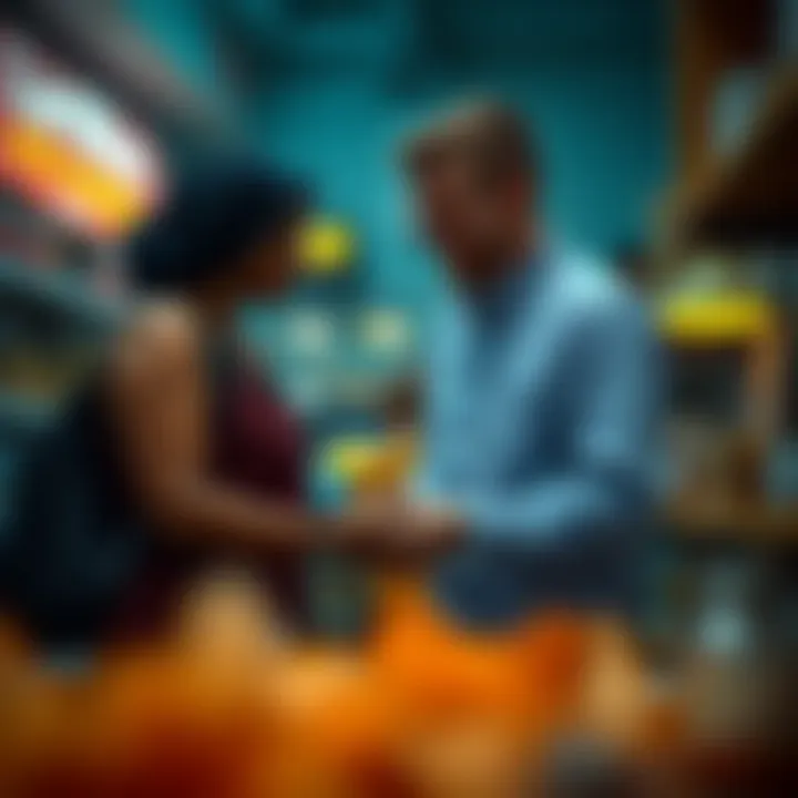 Small Business Impact through Charitable Support A small business supporting a charitable cause with community involvement.