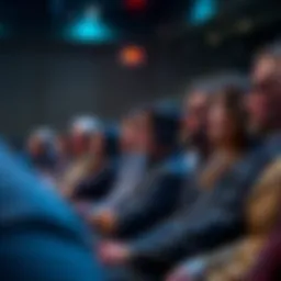 Dynamic storytelling session capturing audience engagement
