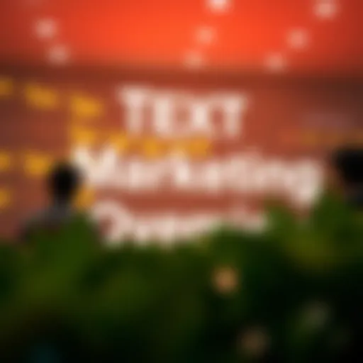 Dynamic text marketing campaign overview