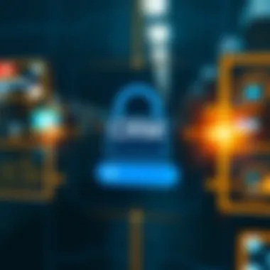 Secure CRM Login Interface Visual representation of a secure login interface for CRM systems