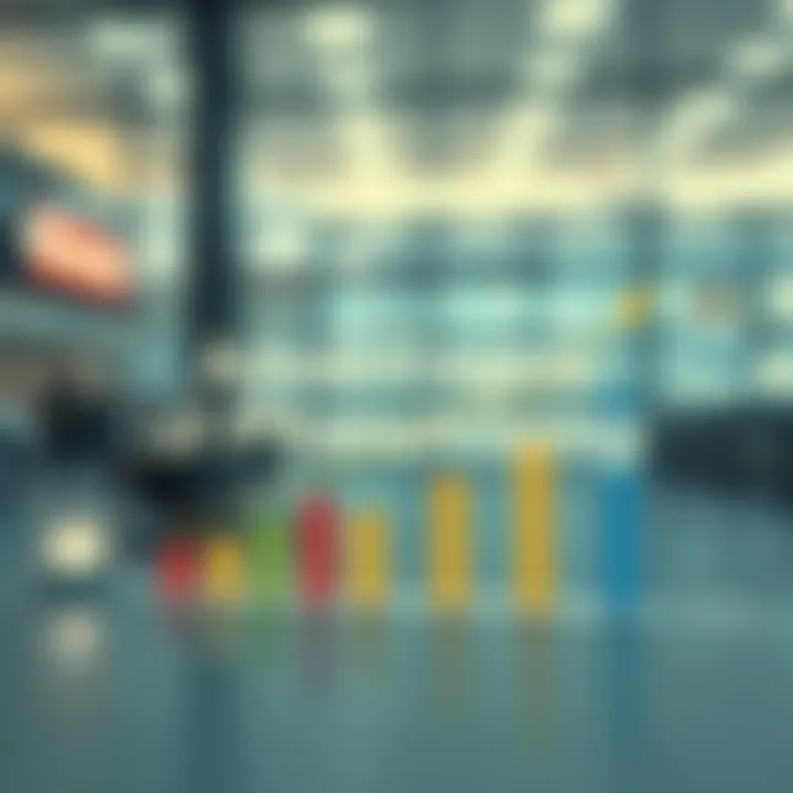 Graph representing advantages and challenges in franchising