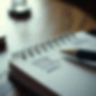 A close-up of a notepad with handwritten notes, representing strategic planning.