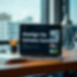 Creative design layout for a landing page