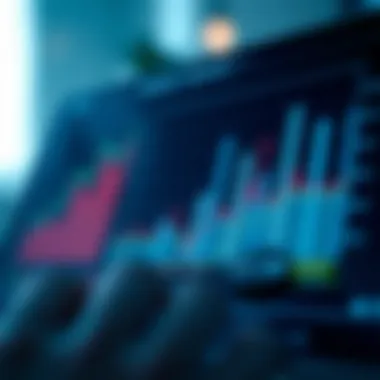 Graph showing data analysis results for target market