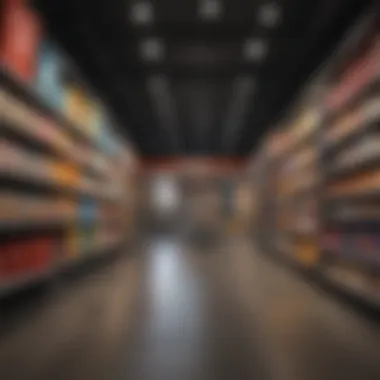 Engaging Retail Display Strategies Engaging display of retail products in a vibrant store setting