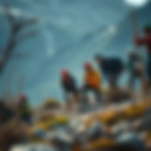 Outdoor Team Building Adventure Outdoor adventure promoting teamwork and collaboration