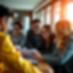 Team collaboration during an innovative activity