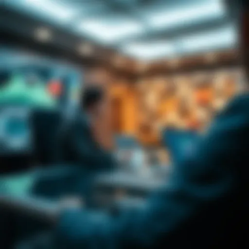 Visual representation of CRM and data management integration