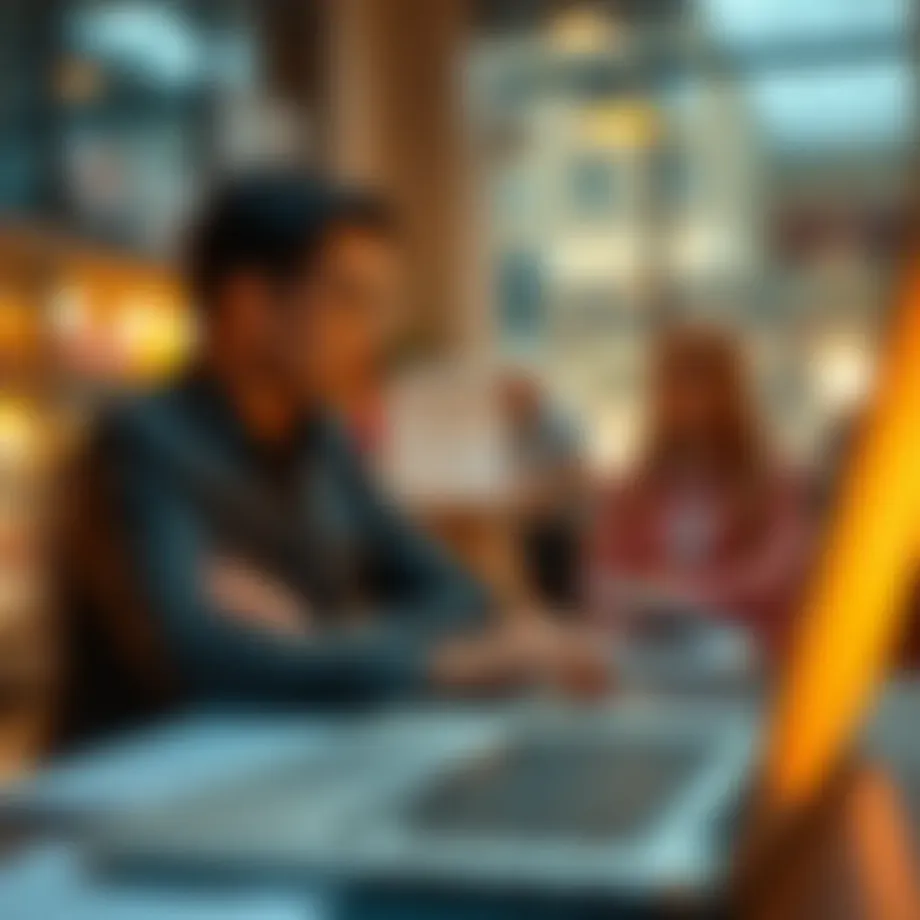 Illustration representing the impact of customer reviews on online businesses