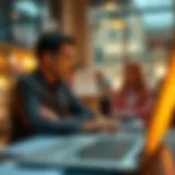 The Power of Customer Feedback Illustration representing the impact of customer reviews on online businesses