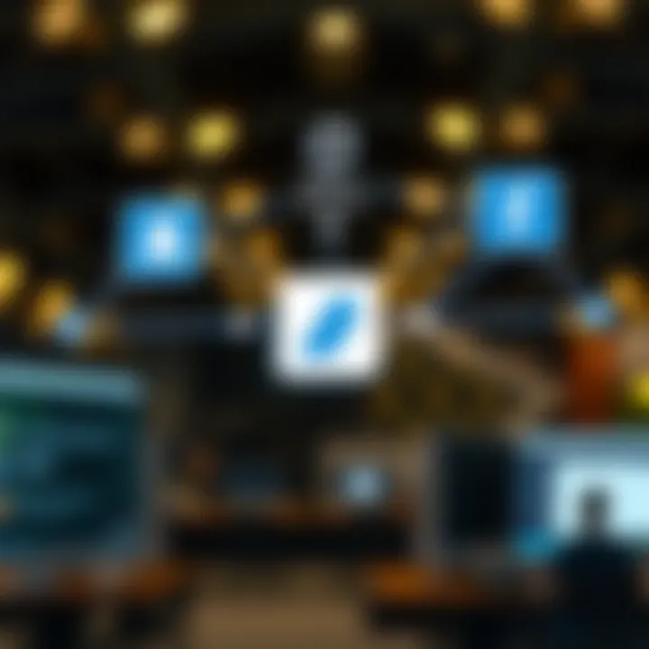 Automated Workflows Connecting Zapier and Facebook Ads Illustration depicting automated workflows and connections