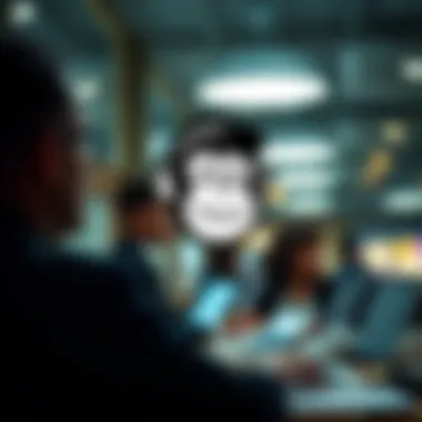 Illustration highlighting Mailchimp integration with other platforms