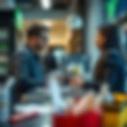 Engaging customer interaction at a service establishment