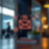 Illustration depicting the concept of automated email communication