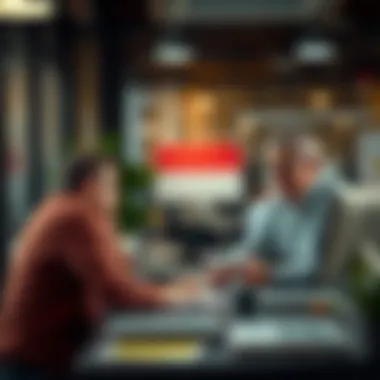 Entrepreneur strategizing email marketing campaign