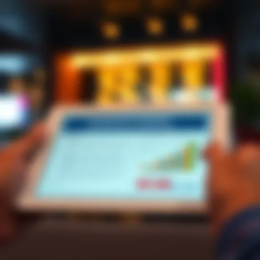 A strategic growth plan displayed on a digital tablet