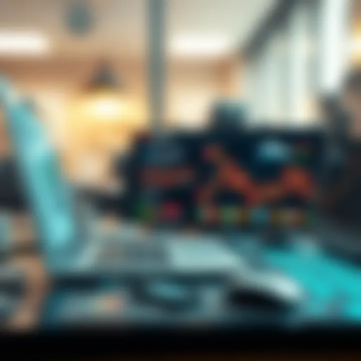 An abstract representation of sales marketing automation tools