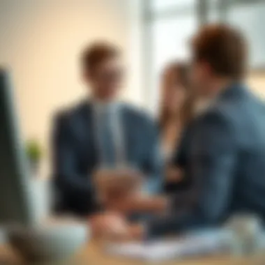 A visual representation of client interactions enhancing business relationships.